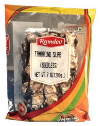 Picture of Ramdev Tamarind Slab Seedless 200 Grams