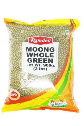Picture of Ramdev Green Moong Whole 2 Lbs