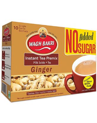 Picture of Wagh Bakri Instant Tea Ginger 10 Bags