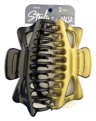 Picture of Halsa Jumbo Hair Clips 2 Pk