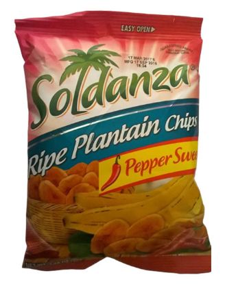 Picture of Soldanza Ripe Plantain Chips Pepper Sweet 1.48 Oz