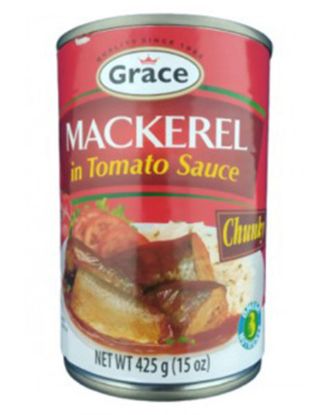 Picture of Grace Mackerel In Tomato Sauce Chunky 425 Grams
