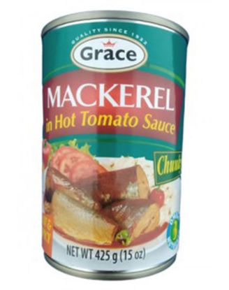 Picture of Grace Mackerel In Tomato & Hot Chilli Sauce 15 Oz