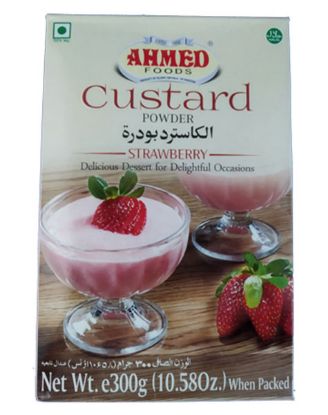 Picture of Ahmed Foods Strawberry Custard Powder 300 Grams