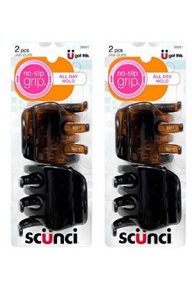Picture of Scunci Chunky Jaw Clips 2 Pc