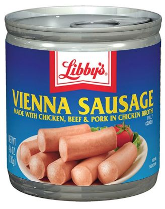 Picture of Libby/'s Vienna Sausage Chicken Beef Pork 4.6 Oz