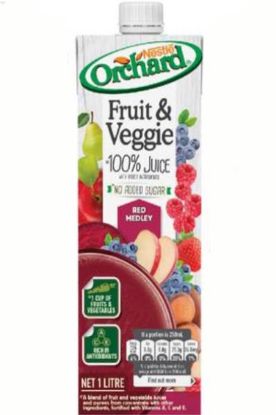 Picture of Nestle Orchard Fruit & Veggie Red Medley Juice 1 Litre