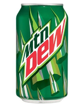 Picture of Mtn Dew Soda Can 12 Oz