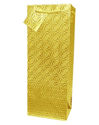 Picture of Paper Impression Hologram Wine Gift Bags 1 Pc