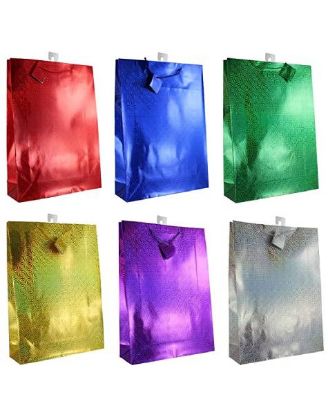 Picture of Paper Impression Hologram Gift Bag Large 1 Pc