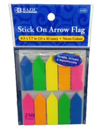 Picture of Bazic Stick On Arrow Flag 10 Pk