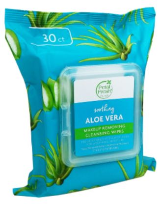 Picture of Petal Fresh Aloe Vera Makeup Removing Wipes 30 Pc