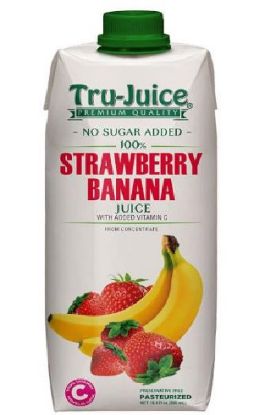 Picture of Tru Juice Strawberry Banana Juice 1 Litre