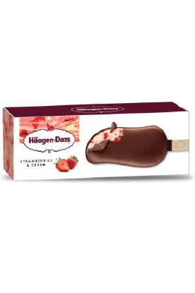 Picture of Haagen Dazs Single Bar Strawberry And Cream 1 Pc