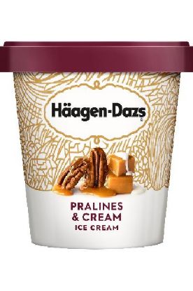 Picture of Haagen Dazs Pralines & Cream pINT 415 Grams