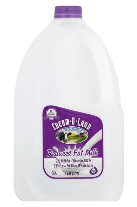 Picture of Cream O Land Low Fat 2% Reduced 1 Gallon