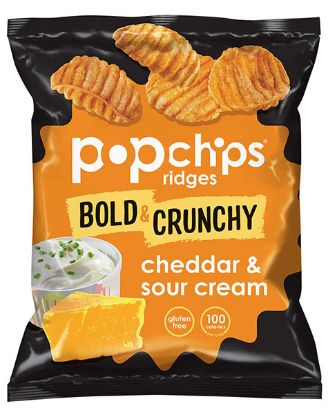 Picture of Popchips Ridges Cheddar & Sour Cream 0.80 Oz