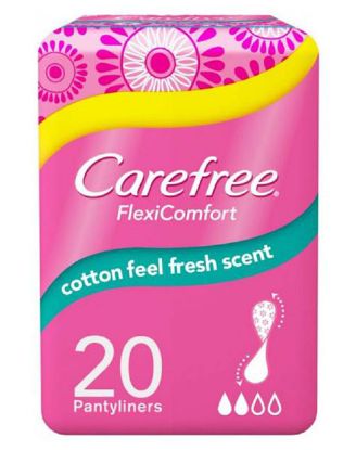 Picture of Carefree Acti-fresh Regular Liners Unscented 20 Pc