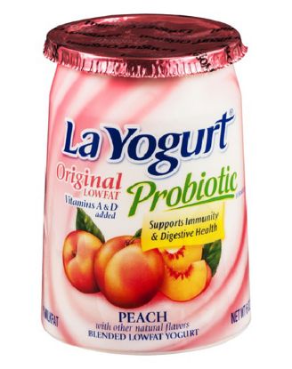 Picture of La Yogurt Low Fat Peach Yogurt 6 Oz