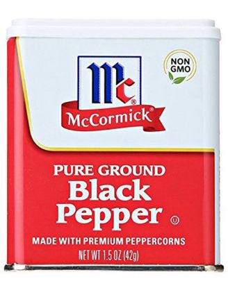 Picture of Mc Cromick Pure Ground Black Pepper Tin 1.5 Oz