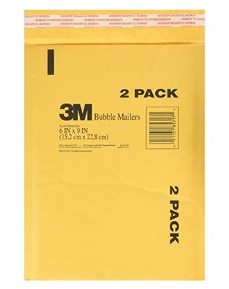 Picture of 3m Bubble Mailers 2 Pk