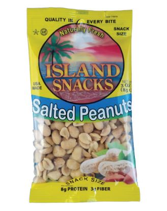 Picture of Island Snacks Salted Peanuts 3 Oz