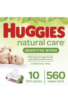 Picture of Huggies Natural Care Wet Wipes 56 W