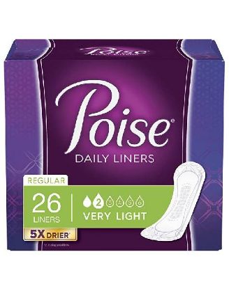Picture of Poise Very Light Liners 26 Pads