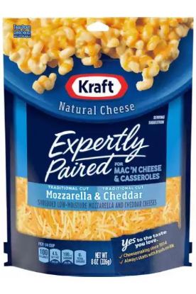 Picture of Kraft Natural Cheese Mozzarella & Cheddar 8 Oz
