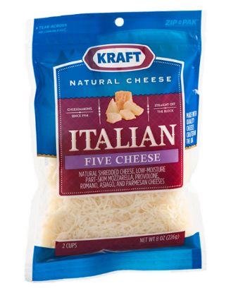 Picture of Kraft Shredded Cheese Italian Five Cheese 8 Oz
