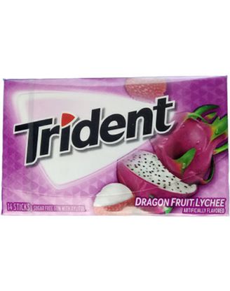 Picture of Trident Dragon Fruit Lychee 14 Sticks