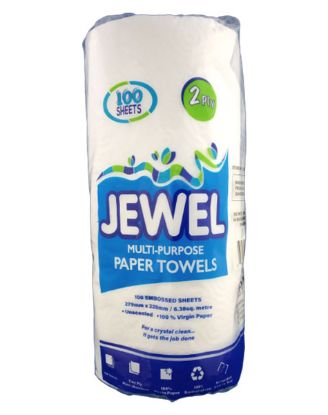 Picture of Jewel Multi Purpose Paper Towels 100 Sheets