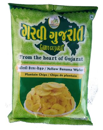 Picture of Garvi Guajrat Yellow Banana Wafer 180 Grams