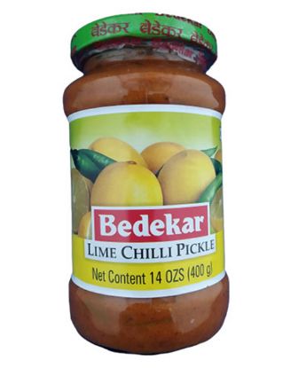 Picture of Bedekar Lime Chilli Pickle 400 Grams