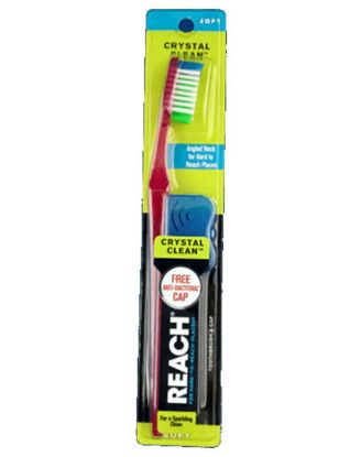 Picture of Reach Soft Crystal Clean Toothbrush With Cap 1 Pc