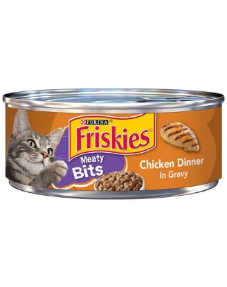 Picture of Purina Friskies Meaty Bits Chicken Dinner In Gravy 5.50 Oz