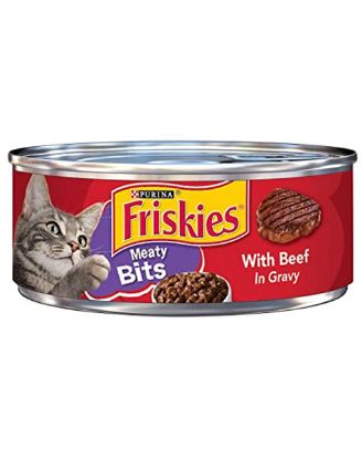 Picture of Purina Friskies Meaty Bits With Beef In Gravy 5.50 Oz