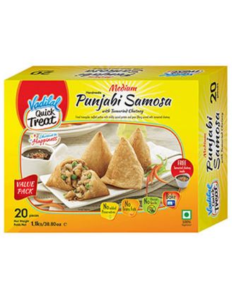 Picture of Vadilal Medium Punjabi Samosa 20 Pcs