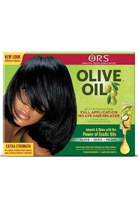 Picture of Organics Olive Oil Extra Length Hair Relaxer Kit 184 Grams
