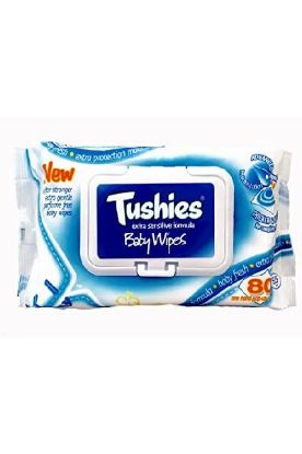 Picture of Tushies Baby Wipes 56 Pcs