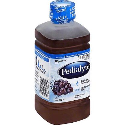 Picture of Pedialyte Electrolyte Solution Grape 33.8 Oz
