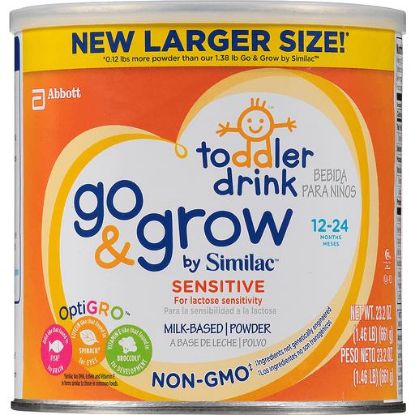 Picture of Similac Toddler Drink Go & Grow By Similac Milk Based Powder Sensitive 12-24 Months 23.2 Oz
