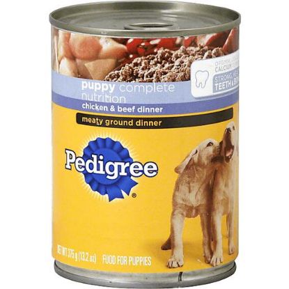 Picture of Pedigree Puppy Chopped Ground Dinner Chicken & Beef 13.2 Oz