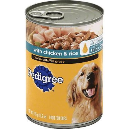 Picture of Pedigree Choice Cuts In Gravy With Chicken And Rice Canned Dog Food 13.2 Oz