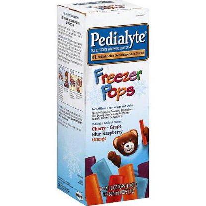 Picture of Pedialyte Freezer Pops Electrolyte Solution Variety Pack 16 Ct
