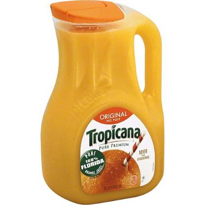 Picture of Tropicana Pure Premium 100% Juice Orange Original No Pulp 89 Oz