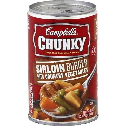 Picture of Campbells Chunky Sirloin Burger With Country Vegetables Soup 18.8 Oz
