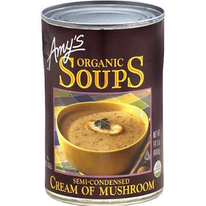 Picture of Amy/'s Organic Soups Semi Condensed Cream Of Mushroom 14.1 Oz