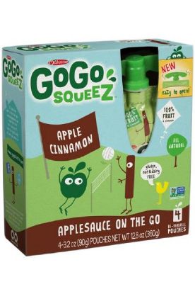 Picture of Gogo Squeez Applesauce Fruit On The Go Apple Cinnamon 1 Pcs
