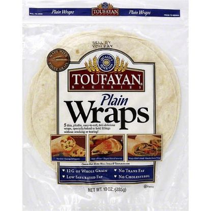 Picture of Toufayan Wraps Classic Plain 10 Oz